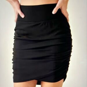 Athleta Transcend black skort NWOT